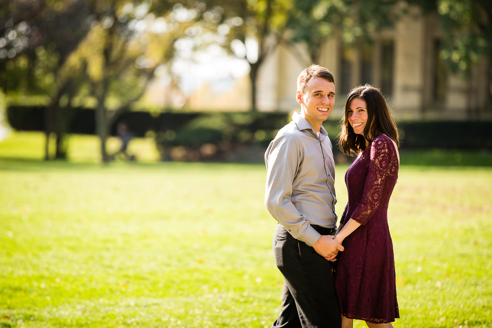 Fun Pittsburgh engagement photography